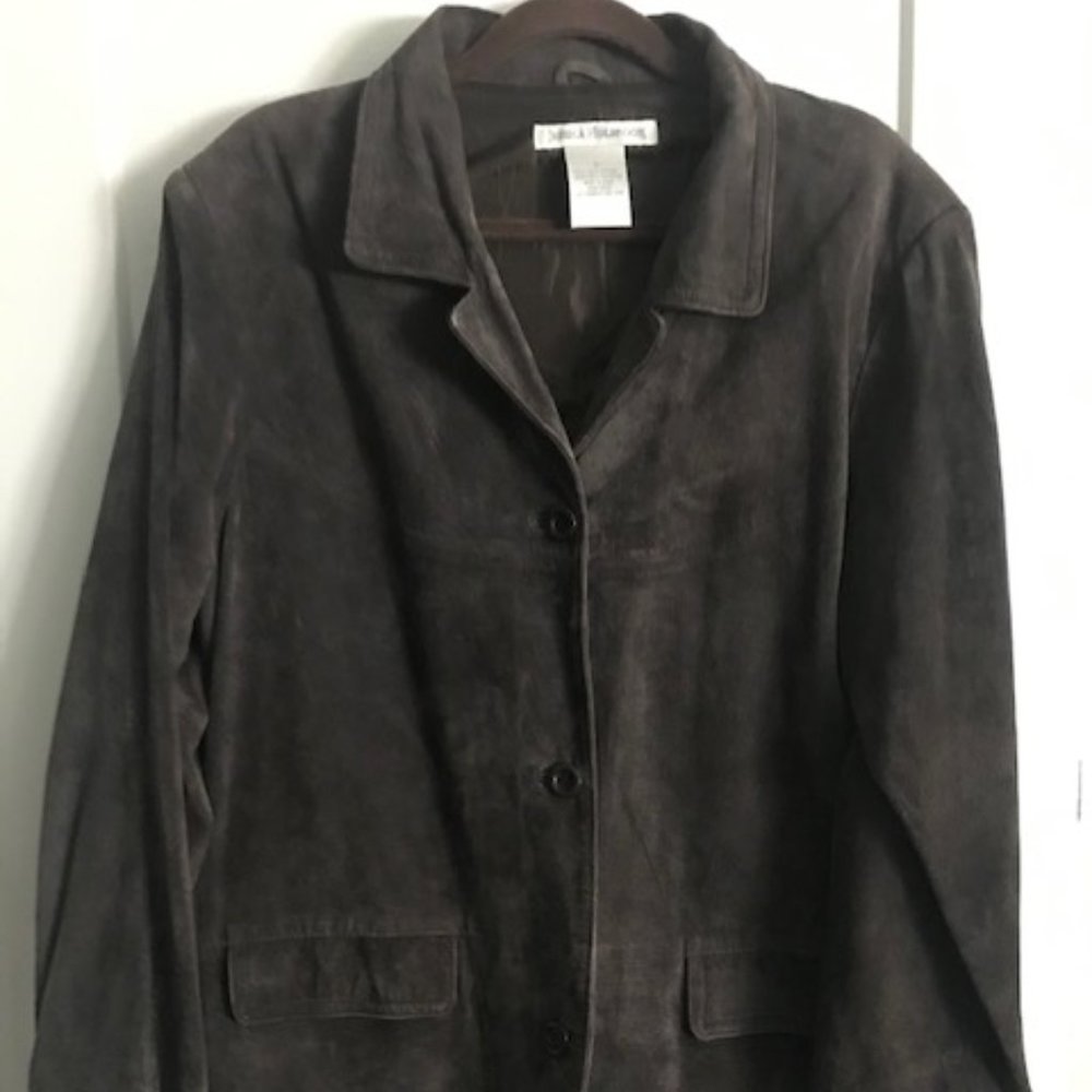 Near-New Washable Suede Blazer